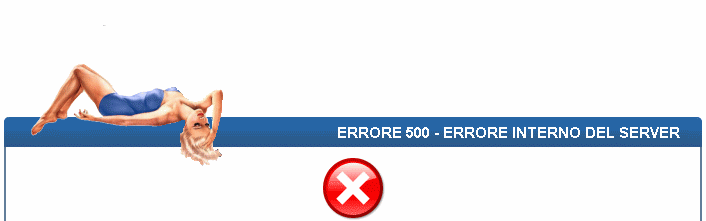 500 - Internal server error